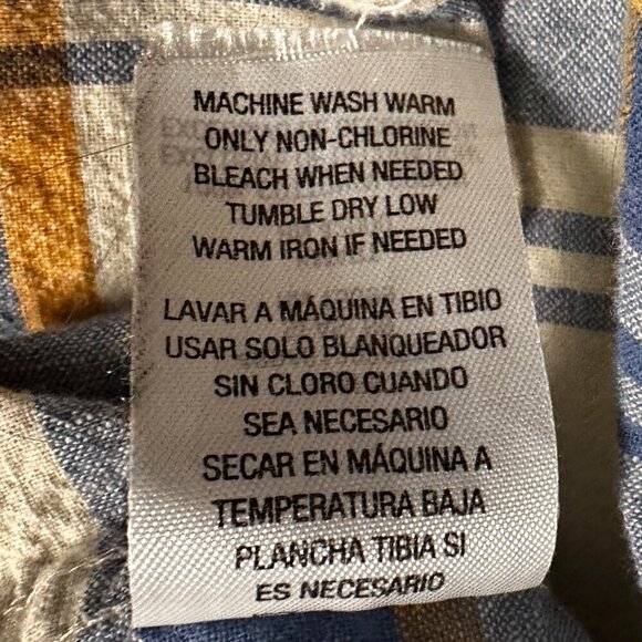 Vintage Outdoor Life Men's Plaid Button-Down Shirt Size XXL EUC Country Casual - Picture 5 of 9